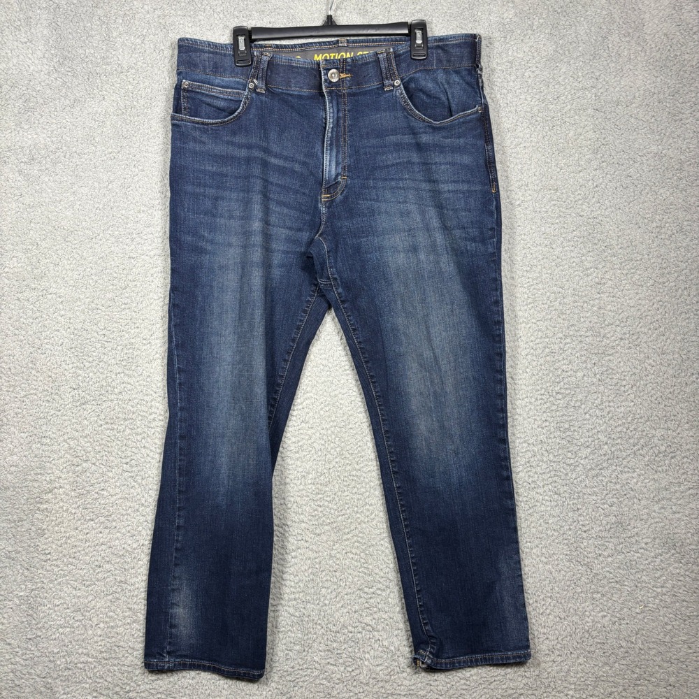 Lee Premium Select Motion Stretch Regular Fit Straight Leg Jeans 38x30 Blue